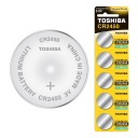 5x TOSHIBA DL CR 2450 3V lítiová batéria JAPONSKÁ