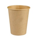 Kraft papierové šálky na kávu/čaj 250ml ø80mm 100 ks.