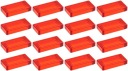 LEGO TILE 3069b 1x2 transparentná červená trans červená NOVINKA (4g) 16 ks.