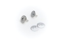 Magnetická spona 10 mm strieborná 10 ks