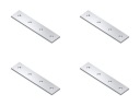 Plochá kovová konštrukčná spojka 60x17 mm 4 ks