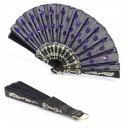 ELEGANTNÝ HORÚCI HORÚCI VENTILÁTOR SKLADANÝ S FLITRMI RÔZNYCH FARIEB