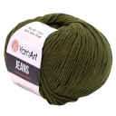 YarnArt Jeans 82 tmavozelená