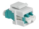 FIBER-OPTIC LC DUPLEX MultiMode optický konektor, typ KEYSTONE