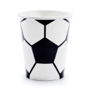 Papierové poháre 220 ml Lopta - 6 kusov FUTBAL