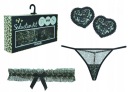 Súprava TEZENIS, tangá, prsia a podväzok, sexi
