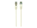 GEMBIRD prepojovací kábel RJ45 cat 6 FTP 0,5m biely