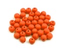 Navliekacie korálky 6mm 16g oranžová