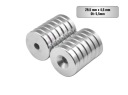 Neodymový magnet 29,5 mm x 4,5 mm kruhový kruh s 5,5 mm otvorom