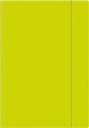A4+ zakladač s gumičkou, Fluo limetka