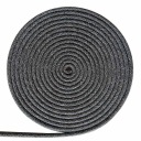 PLACHETNÉ LANO NA PLACHTY 10mm Čierna - 91 - 06160