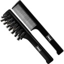 Proraso Moustache Comb & Beard Brush Set - sada štetcov na bradu a fúzy