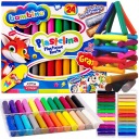 BAMBINO FRESH SCHOOL PLASTICINE 24 FAREBNÁ PODLOŽKA NA VÝTVARNÉ PRÁCE