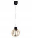 STROPNÉ ZÁVESNÉ LAMPY, DREVENÝ GUĽOVÝ LUSTER