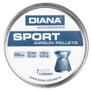Diana Sport ploché pelety 5,5 mm 250 ks.