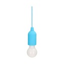 Tyrkysová LED nočná lampa na batérie na šnúrke