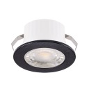Zápustné stropné svietidlo FIN LED 3W ČIERNA 230V