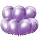 ľahké METALICKÉ balóny FIALOVÉ 30 cm x7