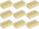 LEGO 3001 BRICK 2x4 piesok (20g) 9 ks.
