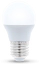 E27 LED žiarovka 6W 480lm studená 6000K G45 guľ