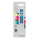 PARKER NÁPLŇ GUĽOVÉHO BOTU BLUE GEL ECO VEĽKOSŤ M 2 KS