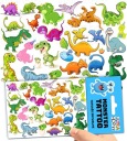UMÝVAJÚCE DOČASNÉ TETOVANIE PRE DETI DETI DINOSAURY ORIGINÁLNE DIZAJNY