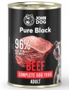 John Dog Pure Black beef 400g MONO-PROTEÍNOVÉ KRMIVO PRE PSY