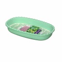 Oválny podnos na rozmrazovanie potravín a mäsa ZILEONA podnos S ODKAPÁVAČOM bez BPA