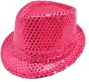 Flitrový klobúk hviezda flitre farby FEDORA