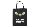 Nákupná taška Cotton Shopper s potlačou čiernej farby ako darček