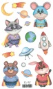 Umývateľné tetovanie pre deti GLITTER ANIMALS EG152