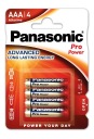 AAA alkalické batérie Panasonic Pro Power 4 ks.