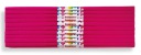 CRIPPED hodvábny papier 50x200cm amarant 10 kusov HAPPY COLOR