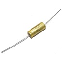 Axiálny elektrolytický kondenzátor 100uF 25V 10x26mm SIC-SAFCO