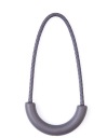 Štítok - ZIPPER STRING, sivý