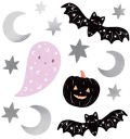 Nálepky na stenu HALLOWEEN Ghost Pumpkin 56 ks.