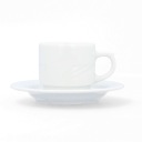 LUBIANA ARCADIA Šálka ​​s podšálkou 100 ml / 13 cm