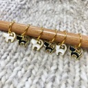 Kruhový popisovač drôtený 12mm mačka, biely alebo čierny