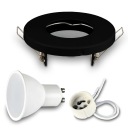Zápustné halogénové svietidlo IP44 + LED GU10 7W 4000K