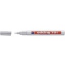 Edding 751 strieborný permanentný olejový popisovač, okrúhly hrot 1-2 mm
