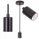 ZÁVESNÉ stropné svietidlo, ozdobný držiak žiarovky E27, LAMPA LOFT Black