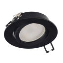 Okrúhle stropné svietidlo AKTYN 1 OV Black IP20 EDO777122