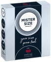 MISTER SIZE 60 mm kondómy prispôsobené na obvod, 3 kusy