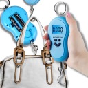 LETISKÁ VÁHA NA BATOŽINU TURISTICKÉ CESTOVNÉ VRECKO LCD 50kg + BATÉRIA