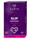 Hygienické vložky CARIN SLIP ANATOMIC, 45 ks