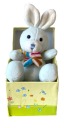 Maskot plyšové zvieratko v krabičke KRAJIČKO 13 cm