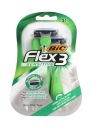 Holiaci strojček Bic Flex 3 Sensitive 1 balenie - 3 ks