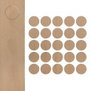 Samolepiace koncovky Light Maple Wood fi 14mm DIY maskovacie nálepky