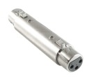 Adaptér XLR zásuvka 3pinový dvojitý konektor (5164)