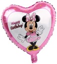 FÓLIOVÝ BALÓN DISNEY SRDCE MINNIE MOUSE 45cm M12